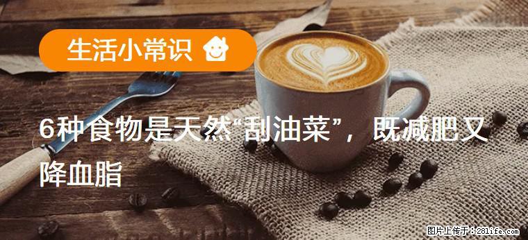 【生活小常识】6种食物是天然“刮油菜”,既减肥又降血脂 - 铜仁生活资讯 - 铜仁28生活网 tr.28life.com